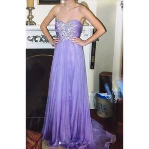 MacDuggal Lilac Prom Dress